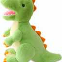 Dinosaur Stuffed Animal Cute Dinosaur Plush Tyrannosaurus Toy 9.8 inch for Girls Boys (kaizuilong lvse)