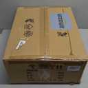 Fetason Modern Dimmable Remote Control Floor Lamp for Living Room Bedroom with LED E26 Bulb, Yellow Wood Pattern Iron Tall Standing Lamp Light with Fabric Shade for Nursery Room Home Office