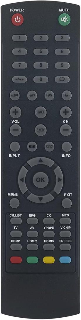 PERFASCIN Replacement Remote RCPLDED002 Fit for Proscan TV PLDED5515DUHD PLDED5515-D-UHD RTPLDED5515DUHD PLDED5035AEUHD PLDED5035A-E-UHD