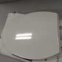 Elongated Toilet Seat, 18.5 Soft/Slow Close Oval (Oblong) Toilet Seat for Elongated Toilets, No-Slam Quiet-Close Lid, Easy-to-Install & Clean, Durable Never-Loosen White Plastic Seat