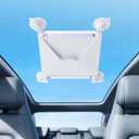 Starlink Mini Car Mount, Starlink Mini Accessories for Car Windows & Sunroofs, Secure Mounting Kit with 2 Spare Cups & Anti-Slip Pad,All-Weather Stability for RVs, Trucks & Boats(White)