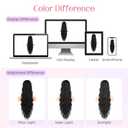 HOOJIH Ponytail Extension, Drawstring Ponytail Hair Extensions 26 Inch Long Curly Wavy Ponytail Natural Wavy Synthetic Hairpiece for Women Daily Use - Light Golden Blonde with White Blonde