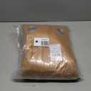 NICETOWN Faux Linen Gold Brown Blackout Curtains 84 inches Long for Living Room - Privacy Panels for Bedroom, Modern Farmhouse Style Easy Care Grommet Top, 2 Panels, W52 by L84