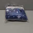 Christmas Throw Blanket Blue Christmas Balls Blankets and Throws Soft Cozy Flannel Fleece Snowflakes Winter Snow Blanket for Couch Bed Sofa Chair Xmas Holiday Party Winter Decor All Season 40x50 Inch