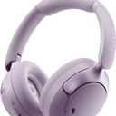 QCY H3 PRO Adaptive ANC Wireless Headphones Over Ear, 50dB Active Noise Cancellation with Multiple Modes, LDAC Hi-Res Wireless Audio, 55H Playtime, Custom EQ via App, Bluetooth 5.4 (Purple)