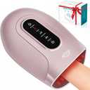 ALLJOY Roller Kneading Hand Massager for Arthritis and Carpal Tunnel Relief, Cordless Electric Hand Massager with Heat and Compression for Finger Numbness, Mothers Day Gifts for Women and Men (Pink)