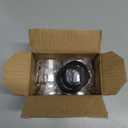 SAFBY 2 PCS Aluminum Global Type F Cam and Groove Hose Fitting, Plug x NPT Male with 2 PCS Camlock Gasket Fitting (1.5")