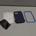 YmhxcY for iPhone 14 Pro Case Shockproof Dropproof Dust-Proof Drop Proof 3-in-1 Durable Phone Case Heavy Duty Protection Phone Case Cover for Apple iPhone 14 Pro 6.1 Blue/Blue