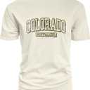 Blue 84 NCAA Unisex-Adult NCAA Officially Licensed T-Shirt Ivory Dyed Ringspun Vintage (S)