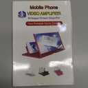 Screen Magnifier 2026 VersionScreen Magnifier for iPhone & AndroidFoldable Phone Stand with Movie Screen Amplifier for TravelPortable 3D Magnifying Screen for Elderly (Red, 10 inch)