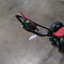 Earthquake 60V Walk Behind String Mower, Includes Two 4Ah Batteries, 22 Cutting Diameter, Three Cutting Speed Dial, 14 Never-Go-Flat Wheels, Easy Assembly, Adjustable Handlebar, Model #44965