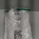 Van Heusen Men's Dress Shirt Fitted Poplin Solid, White, 16.5" Neck 32"-33" Sleeve