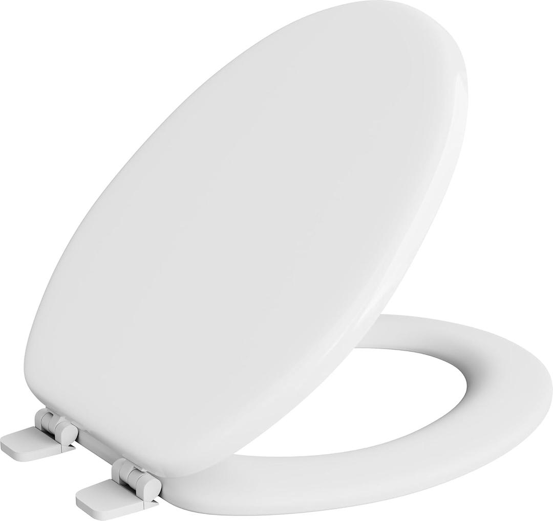 PROFLO PFTSWE1001 Round Closed-Front Toilet Seat and Lid - White