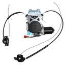 Right Passenger Side Power Sliding Door Motor w/Cables Compatible with Honda Odyssey 2005-2010 3.5L V6 Replace 72010-SHJ-A21 Door Motor and Cable Repair Kit