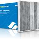 PHILTOP Cabin Air Filter, Replacement for CF10285 CP285 4Runner Camry Corolla Tundra Highlander Avalon Prius Sequoia IS250 RX350, Premium Cabin Filter with Activated Carbon Filter Up Dust Pollen Odor
