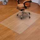 BesWin Clear Chair Mat for Hardwood Floor - 36"x48" Heavy Duty Desk Chair Mats for Office Chair - Transparent Computer Floor Mat Office Home Floor Protection Mat for Wood/Tile