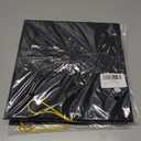 2 x Unisex Adult Matte Graduation Cap with Tassel Year Charm (Black)