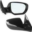 Right Passenger Side Mirror Assembly Fits 2013-2018 Hyundai Santa Fe Sport with Power Glass Heated Turn Signal and Manual Folding Blind Spot Detection Replace HY1321234(8Pins)