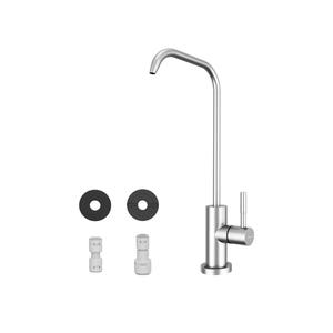 WEWE Drinking Water Faucet, Lead-Free Kitchen Water Filter Faucet for Reverse Osmosis or Water Filtration System, RO Faucet, Brushed Nickel