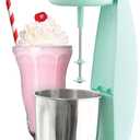 Dash Retro Milkshake Maker - Classic Milkshake Maker - 2-Speed Power Electric Drink Mixer with Stainless Steel Mixing Cup and One-Touch Power Button