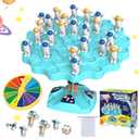 48Pcs Balance Games for Kids, Swing Stack Balance Game, Astronaut Balance Games for 2 Players+ Family Tabletop Puzzle Game Montessori Toys Parties for Kids & Adults 