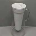 LifeStraw Home  Water Filter Pitcher, 10-Cup, BPA Free Designed for Everyday Protection Against Bacteria, parasites, microplastics, Lead, Mercury, PFAS, and a Variety of Chemicals (White)