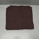MDSTYLE 100% Cotton Solid Color Bandana for Men & Women 22" x 22" Handkerchief Headband Scarf (Brown)