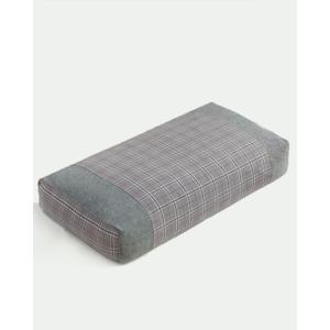 Buckwheat Pillow for Sleeping, Adjustable Cooling Neck Pillows for Back Side Sleepers, Buckwheat Hulls Pillow Cervical Support with Washable Cover, 20x10 Inch, Grey
