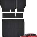 AUXKO All Weather Upper Cargo Mat Backrest Mat for Honda CRV 2023-2026 | High Wall,All-Weather,All Season,Odorless,Anti Slip,Rain&Salt Resistant,TPE Material,Black,Accessories,Pet Friendly