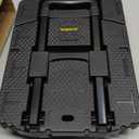 Folding Hand Truck 500lbs, Portable Heavy Duty Dolly Cart, 6 Wheels Collapsible Luggage Cart with 2 Elastic Ropes - Compact Trolley Cart for Easy Moving - Ideal Hand Cart for Travel and More (17, Black)