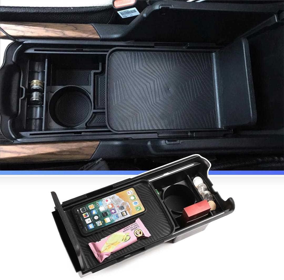 Center Console Organizer for Honda CR-V 2017-2019 Accessories Auto Console Handrail Privacy Organizer Tray Central Control Armrest Box Glove Secondary Storage Box Insert Pallet Manager Container ABS
