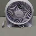 Honeywell TurboForce Air Circulator, Small Tabletop Fan, Quiet Personal Fan for Home or Office, 3 Speeds, 90 Degree Pivoting Head, White, HT-904
