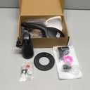 Black Tub Spout with Diverter,10 Settings High Pressure Hand held Shower with ON/OFF Pause Switch, All Metal Bathtub Faucet with Sprayer