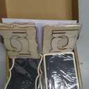 Mini Chalkboard Signs, 20 Pack Framed Small Chalk Board Food Labels with Easel Stand for Party Buffet or Wedding Celebration, Wooden Blackboard as Place Cards for Table Setting or Numbers