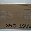 EAST OAK PUB23003 4-Piece Offset Patio Umbrella Base Plate Set with Mortise and, Tenon Joint for Garden, Black (10ft)