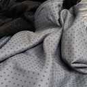 Furhaven 45" Round Calming Donut Dog Bed for Large Dogs, Refillable w/ Removable Washable Cover, For Dogs Up to 90 lbs - Shaggy Plush Long Faux Fur Donut Bed - Mist Gray, Jumbo/XL, 45.0"x45.0"x9.0"