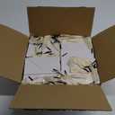 Kolldenn Set of 50 No DIY Small Gift Bags with Beige Bow Ribbon 4''x2.7''x4.5'' Mini White Paper Thank You Bags Bulk with Handle for Baby Shower Wedding Party Favor Birthday Return Guests