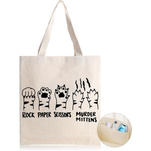 2 x Dachshund Dog Mom Library Book Bag Gifts for Women, Christmas Dog Lover Funny Weiner Boston Terrier Themed Tote