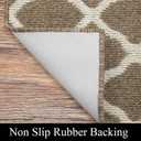SHACOS Door Mats 20"x32" Indoor Washable Front Door Mat Non Slip Water Absorbent Entryway Rug Doormat Entrance Entry Rug Floor Mat for Home Garage Kitchen, Brown
