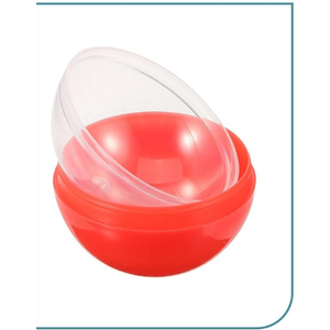 Vending Machine, 1pc Fillable Ball Bubble Sphere Round Balls Twisted Balls Grab Balls Vending Machine for Claw Machine 45mm, Red