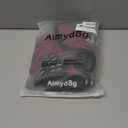 Dog Winter Coat, Warm Dog Jacket Reflective Adjustable Fleece Vest with Harness Built in, Windproof Pet Snow Jacket Snowsuit with Zipper for Small Medium Dogs, Purple XS