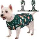 Kuoser Dog Surgery Recovery Suit, Doggie Surgical Bodysuit for Female Male Dogs, Pet Anti Licking Shirt for Spay Neuter Dog Cone Alternative