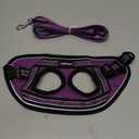 rabbitgoo Cat Harness and Leash Set for Walking Escape Proof, Adjustable Soft Kittens Vest with Reflective Strip for Cats, Comfortable Outdoor Vest, Purple, S