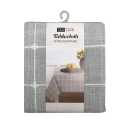 Arlee Home Fashions TableTrends Windowpane Plaid Tablecloth - Grey/White
 60"×102"