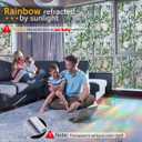 Window Privacy Film-Decorative Stained Glass Window Film Design, 23.6" x 78.7"