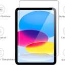 Ailun Screen Protector for iPad 11th A16 2025 [11 Inch] / 10th Generation 2022 [10.9 Inch], Tempered Glass [Face ID & Apple Pencil Compatible] Ultra Sensitive Case Friendly [2 Pack]