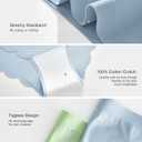 SHARICCA Seamless High Waisted Underwear for Women Cheeky Underwear Wave Edge No Show Bikini Panties Ribbed Panties Pack (L)