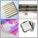 WELMECO Farmhouse Bathroom Wall Art Toilet Rules Sign Rustic Daisy Butterfly Painting Pictures Bathroom Wall Decor Framed Canvas Prints 12x12inchx2Pieces Brown (Pink)