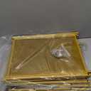 SUFAUY Shoe Rack for Closet, 33 inch Metal Shoe Shelf Heavy Duty, 3 Tier Mesh for Shoes, Gold