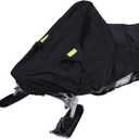 Budge Sportsman Trailerable Snowmobile Cover, Heavy-Duty Waterproof Polyester, Fits Snowmobiles up to 145" L x 51" W x 48" H, Black